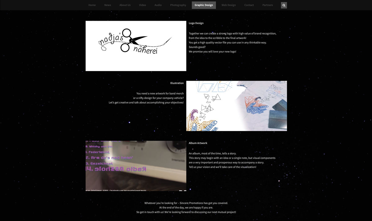 Website Sincere 3 - Web Design